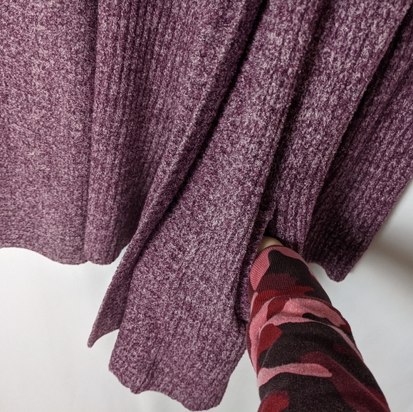 XL BAREFOOT DREAMS Montecito Knit Ribbed Long Draped Sweater - Picture 11 of 13